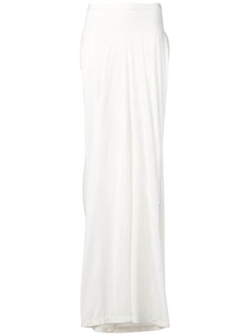 Rick Owens Lilies Maxi Skirt - White