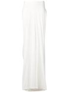 Rick Owens Lilies Maxi Skirt - White