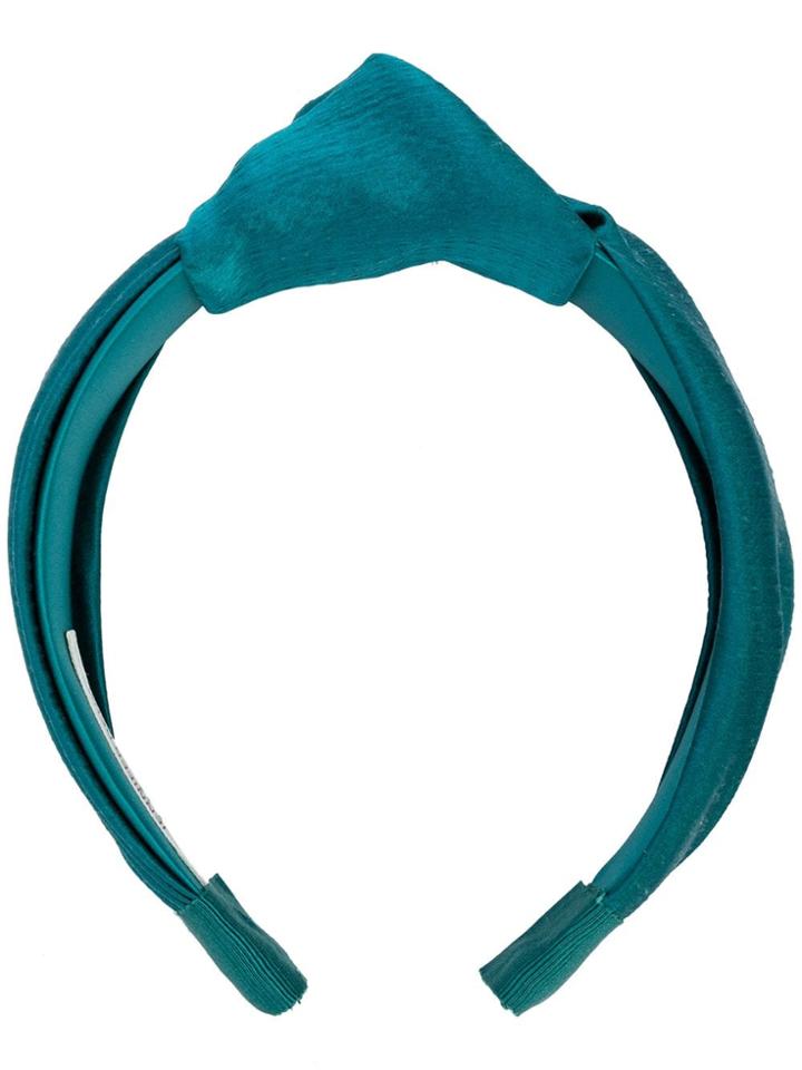 Jennifer Behr Knot-detail Hairband - Blue