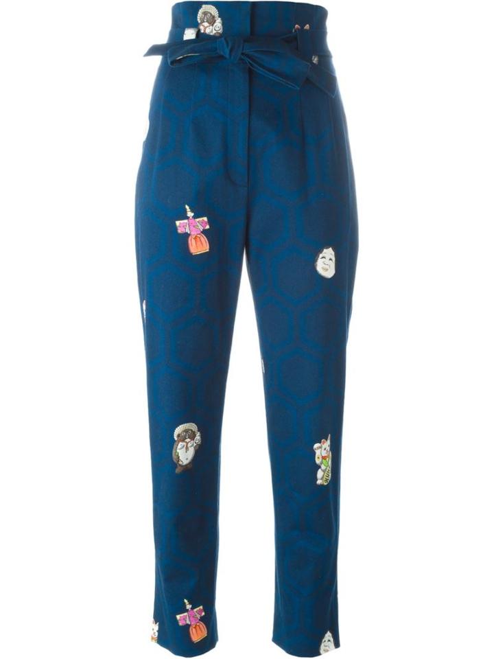 Olympia Le-tan 'kitano Tanuki' Trousers