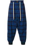 Vivienne Westwood Tartan Drop-crotch Trousers - Blue