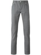 Brunello Cucinelli Slim-fit Trousers, Size: 50, Grey, Wool/viscose/cotton