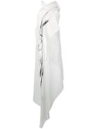 Ann Demeulemeester - Asymmetric Tunic Top - Women - Silk/cotton - 36, White, Silk/cotton