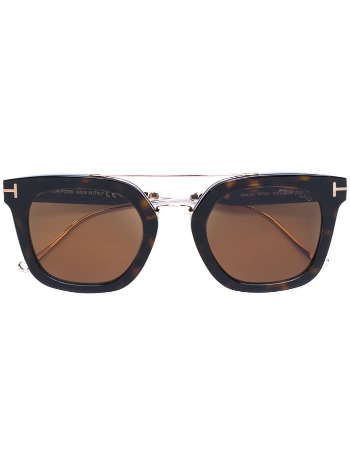 Tom Ford Eyewear Square Frame Sunglasses - Brown
