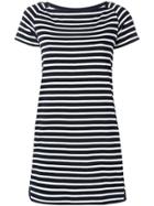 Sacai Nautical Striped Shift Dress - Blue
