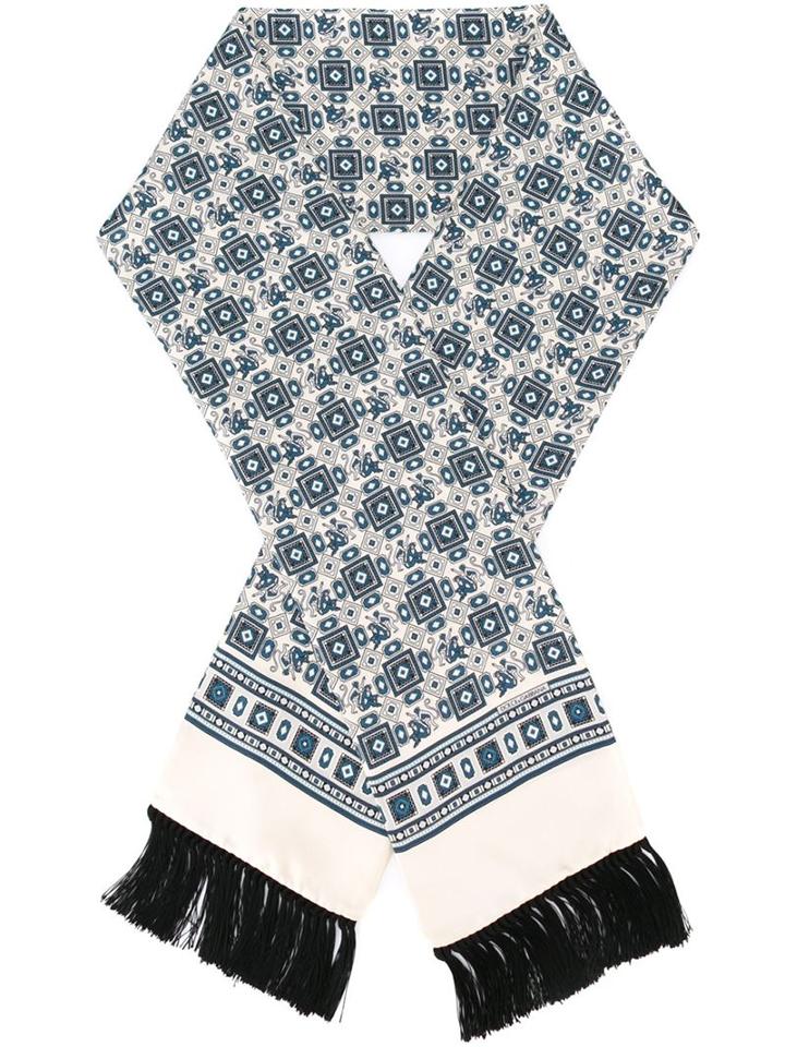Dolce & Gabbana Monkey Tie Print Scarf