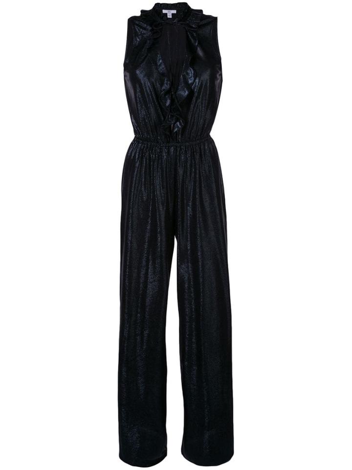 Zac Zac Posen Amanda Ruffled Jumpsuit - Black