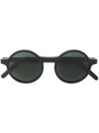 Delirious Round Frame Sunglasses - Black