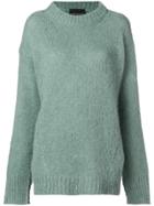 Erika Cavallini Slit Cuff Sweater - Green