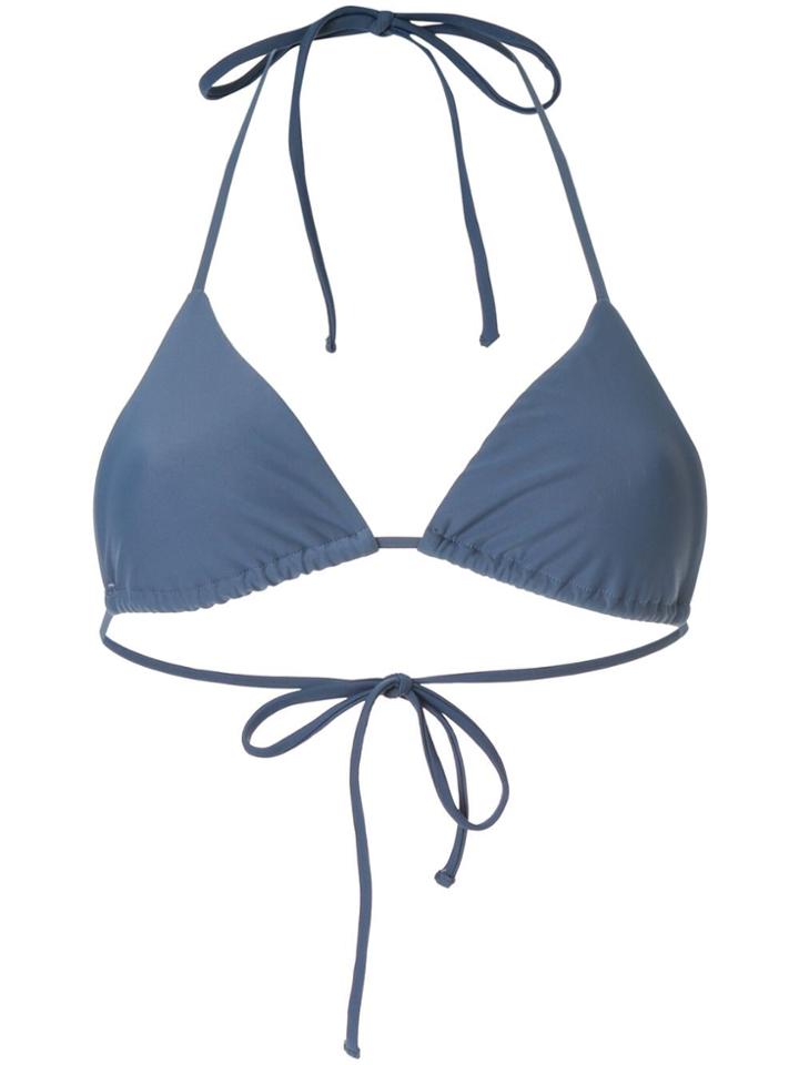 Matteau Triangle Bikini Top - Blue