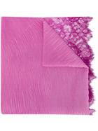 Valentino Ombre Lace Scarf - Purple