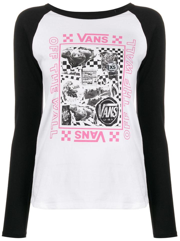 Vans Logo Print Jumper - White