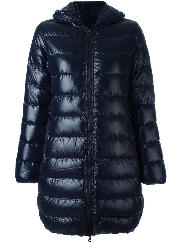 Duvetica Overized Puffer Coat, Women's, Size: 42, Blue, Polyamide/feather Down