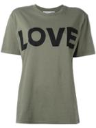Katharine Hamnett Love Print T-shirt, Women's, Size: Small, Green, Organic Cotton