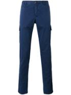 Pt01 - Combat Trousers - Men - Spandex/elastane/virgin Wool - 50, Blue, Spandex/elastane/virgin Wool
