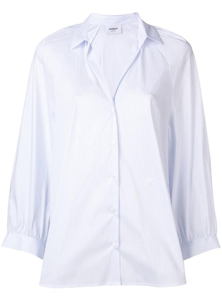 Dondup Balloon Sleeve Shirt - Blue