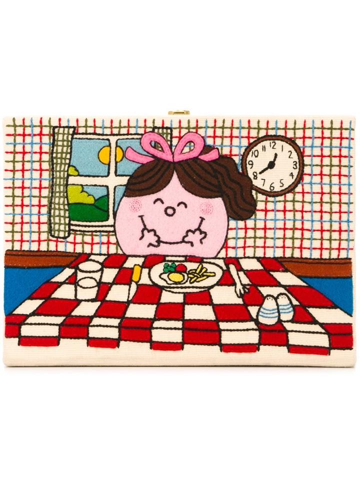 Olympia Le-tan Little Miss Book Clutch, Women's, Ivory