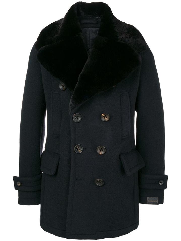 Gabriele Pasini Short Buttoned Coat - Blue