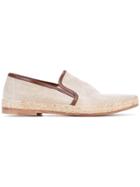 N.d.c. Made By Hand Leather Trim Espadrille - Nude & Neutrals