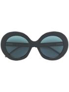 Thom Browne Eyewear Oversized Sunglasses - Black
