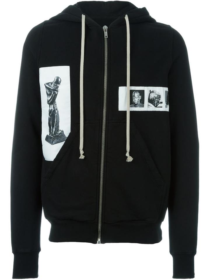 Rick Owens Drkshdw Photo Patch Hoodie