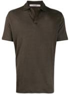 La Fileria For D'aniello Open-front Polo Shirt - Brown
