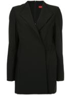 Des Prés Off-centre Blazer - Black