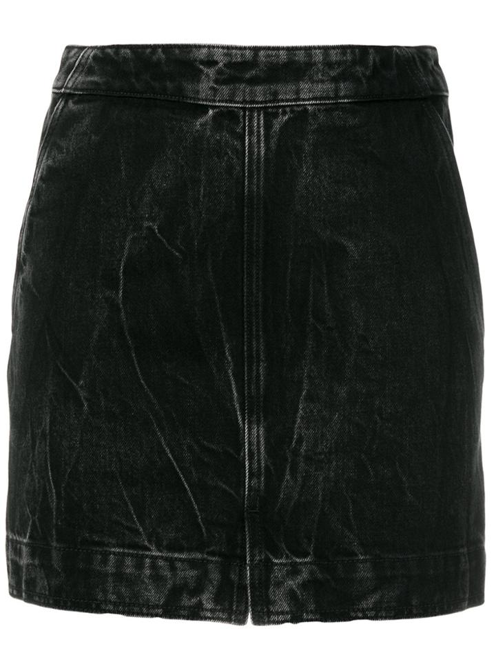 Givenchy Classic Fitted Denim Skirt - Blue