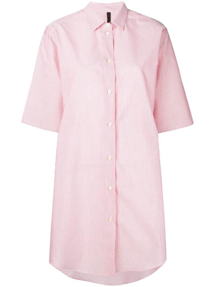 Unravel Project Striped Long Shirt - Red