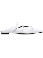 Yuul Yie Abel Bow Embellished Slipper - White