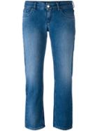 Mm6 Maison Margiela Cropped Jeans, Women's, Size: 42, Blue, Cotton