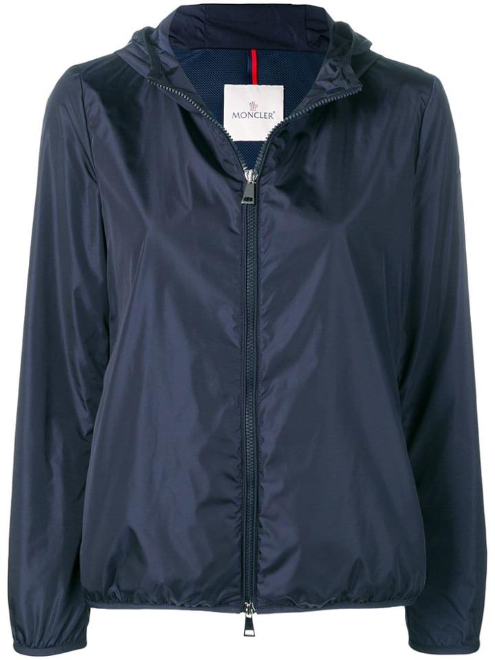 Moncler Cinched Raincoat - Blue