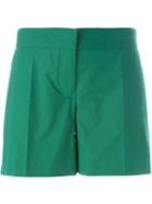 Vanessa Bruno Classic Shorts, Women's, Size: 40, Green, Cotton/elastodiene