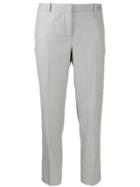 Fabiana Filippi Cropped Embellished Trousers - Grey