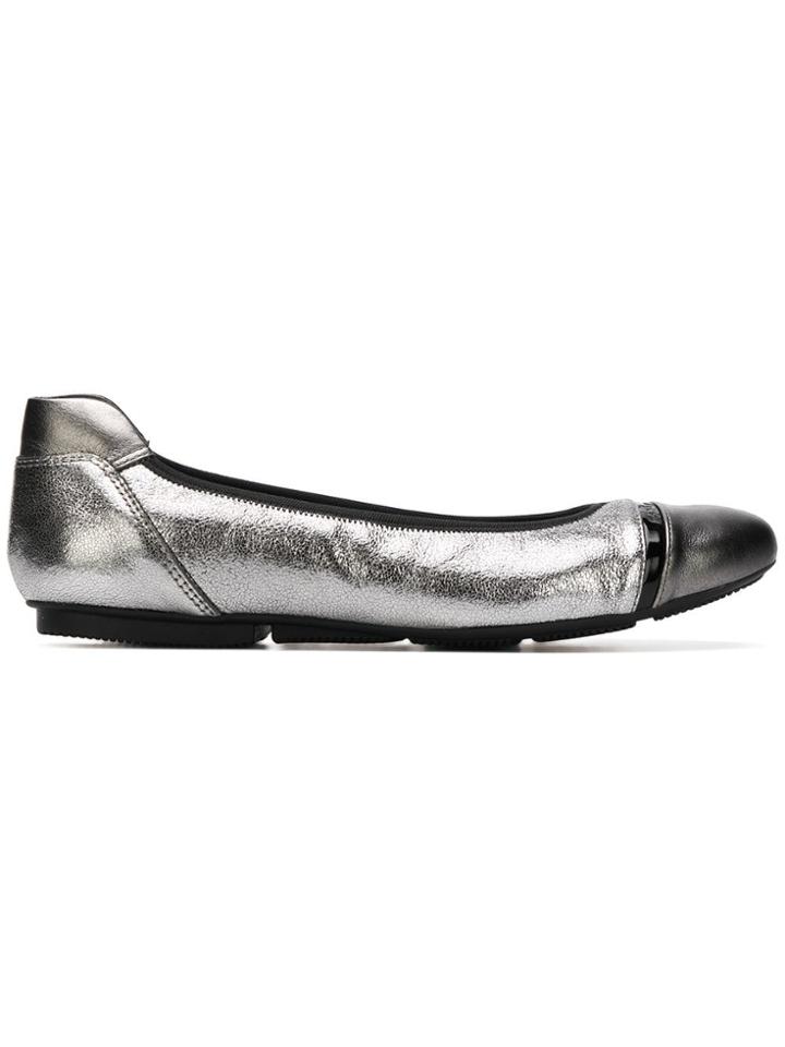Hogan Wrap Ballerina Shoes - Grey