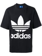 Adidas Originals - Boxy Logo T-shirt - Men - Cotton - L, Black, Cotton