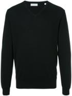 Gieves & Hawkes V-neck Sweater - Black