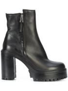 Chuckies New York Chunky Ankle Boots - Black