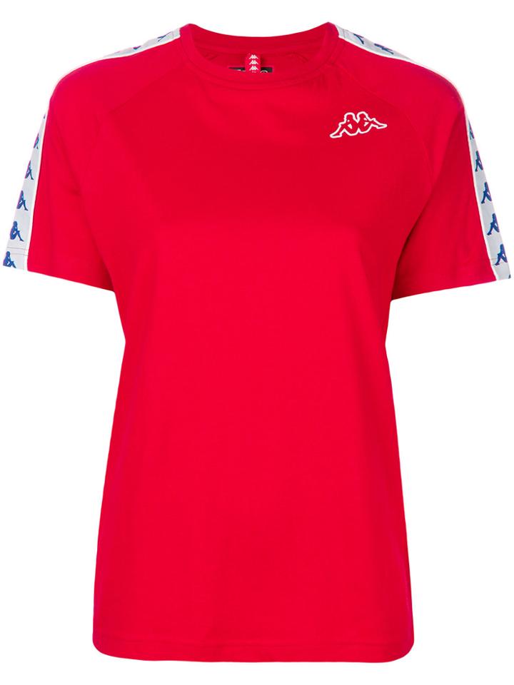 Kappa Logo Patch T-shirt - Red
