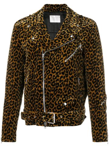 Route Des Garden Leopard Print Jacket - Brown