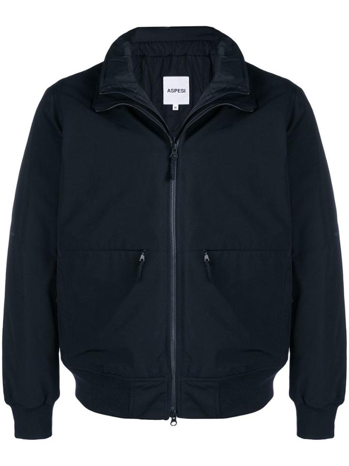 Aspesi Double Layer Bomber Jacket - Blue