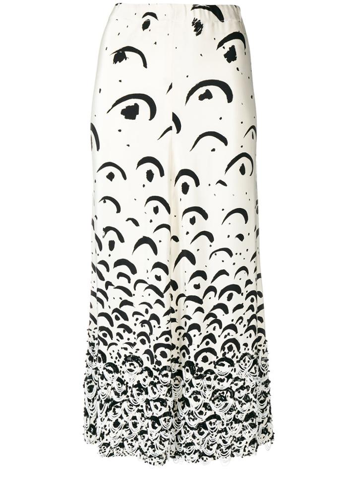 A.n.g.e.l.o. Vintage Cult Eye Print Skirt - White