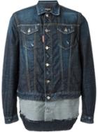 Dsquared2 Denim Jacket, Men's, Size: 46, Blue, Cotton/spandex/elastane