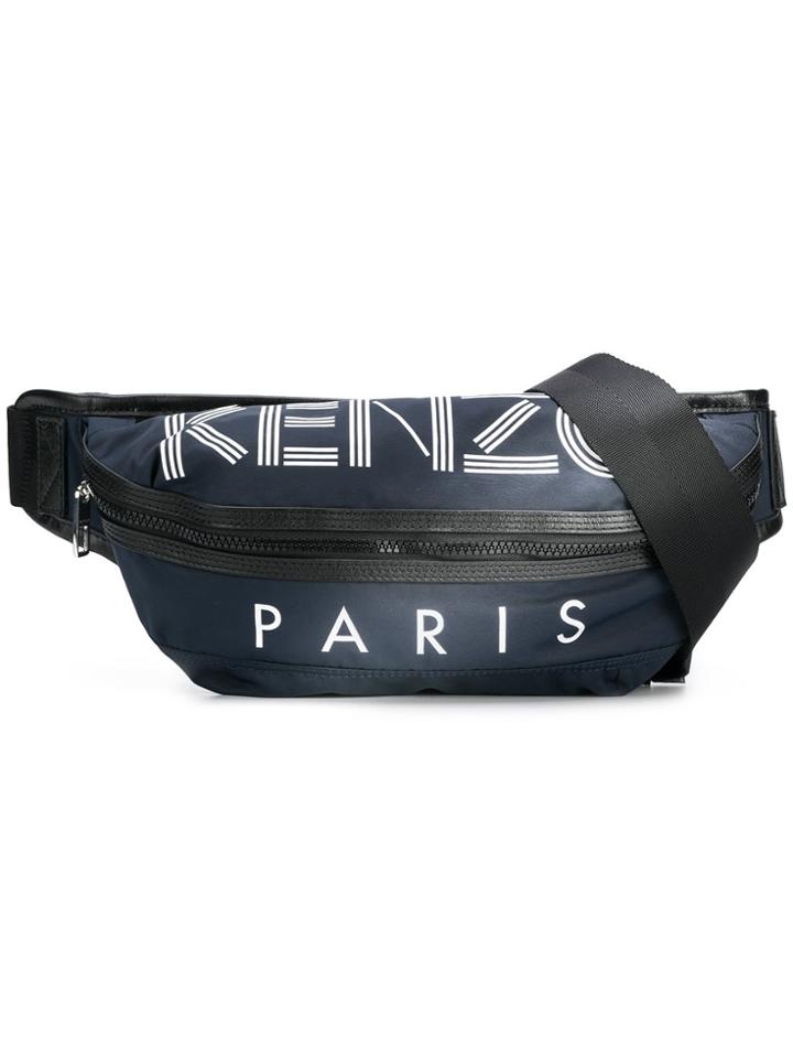 Kenzo Logo Belt Bag - Blue