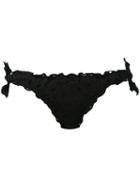 Mc2 Saint Barth - Moon Bikini Bottom - Women - Polyamide/spandex/elastane - M, Black, Polyamide/spandex/elastane