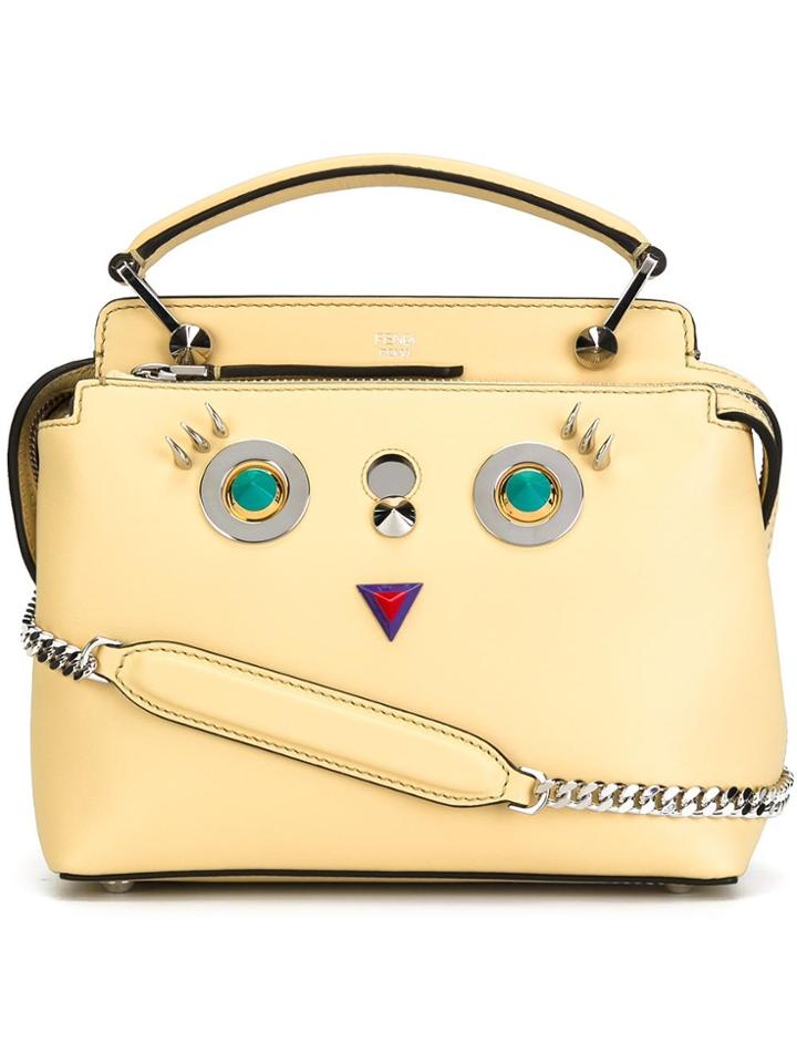 Fendi Small Dotcom Click - Yellow & Orange