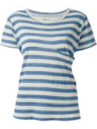 Current/elliott Front Pocket Striped T-shirt