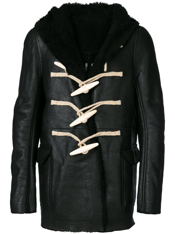 Rick Owens Shearling Coat - Black