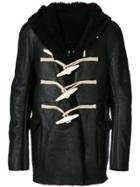 Rick Owens Shearling Coat - Black