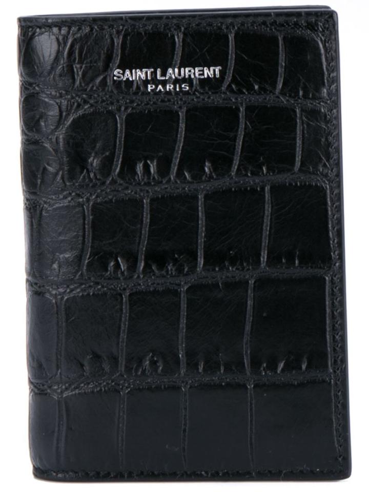 Saint Laurent 'paris' Credit Card Wallet